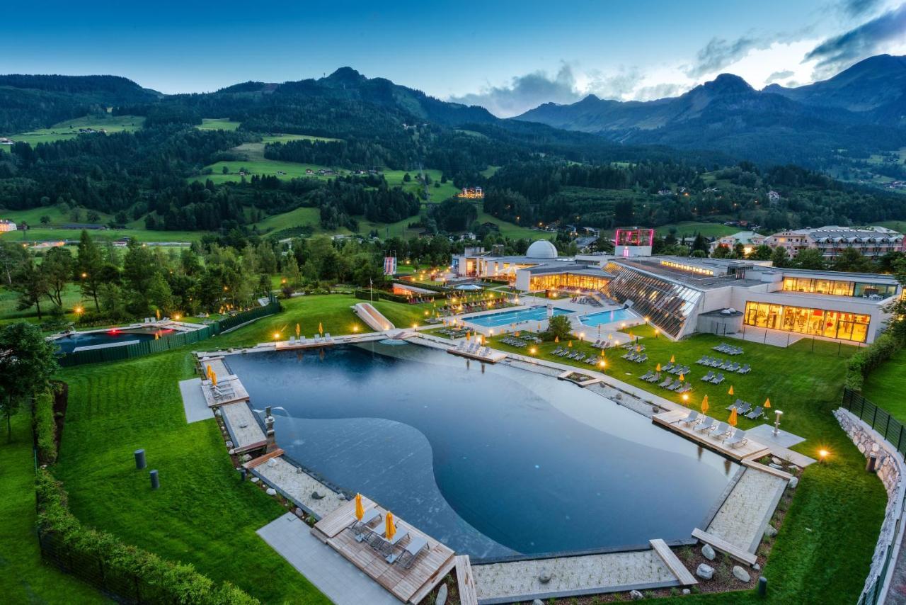 Winklers Gipfelblick Chalet, Inklusive Alpentherme - Ganzjaehrig, Gasteiner Bergbahn - Nur Sommer باد هوفغاستين المظهر الخارجي الصورة